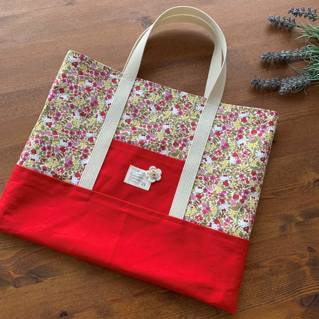 無料型紙 レッスンバッグを手作りしよう Mahoe Anela 型紙販売マホエアネラ公式サイト